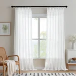 3D Textured Voile Sheer Curtains