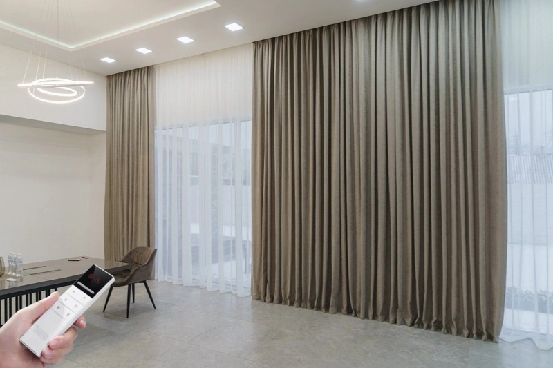 Automated-motorized-curtains