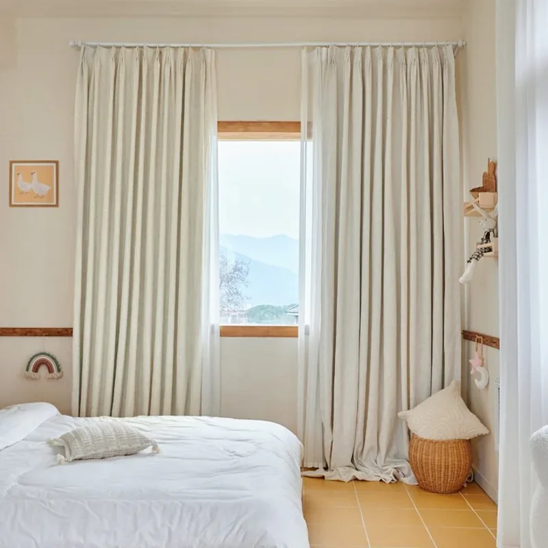 Linen Blackout Curtains-2