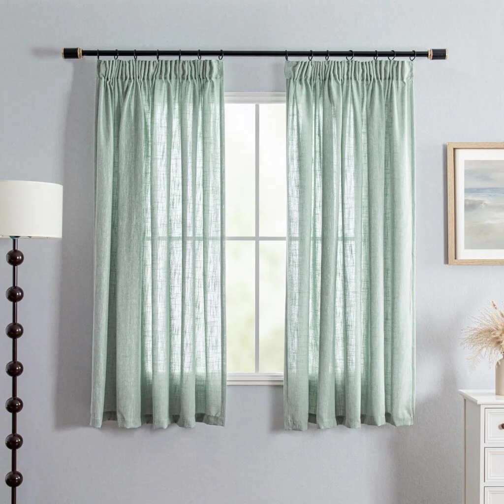 Linen Sheer Curtains-1