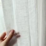Linen Sheer Curtains-1