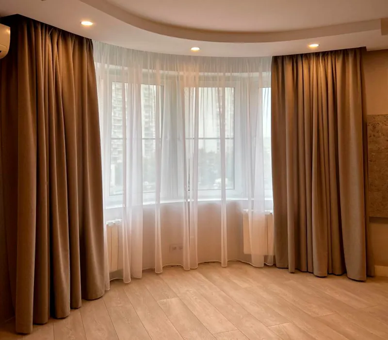Luxury Wave Curtains Dubai