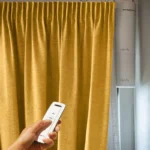 Motorized Pencil Pleat Curtains
