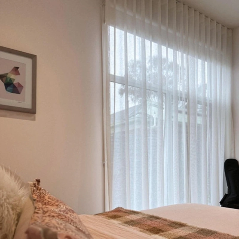 Sheer Linen Blend Curtains