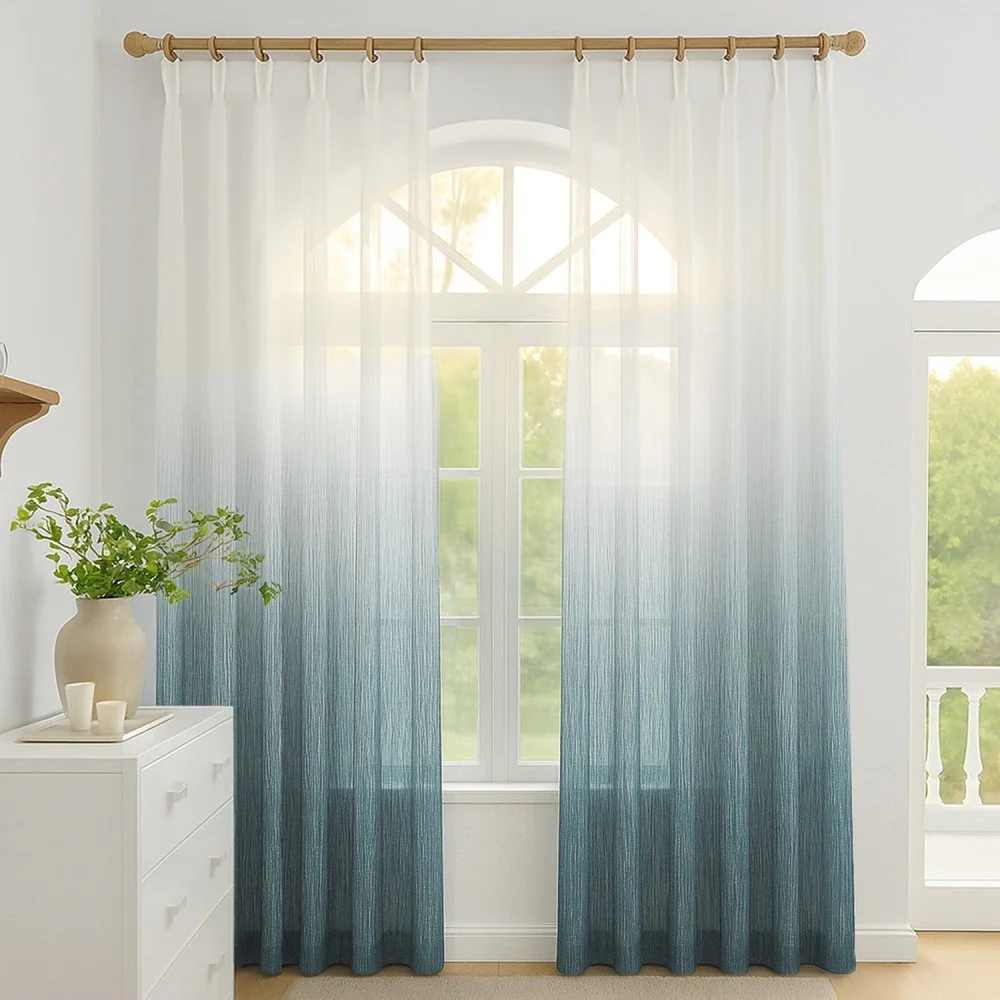 Valentina Gradient Sheer Curtains