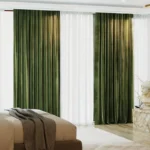 Velvet Thermal Pleated Blackout Curtains