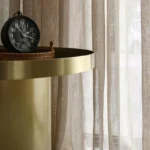 Woven Neutral Sheer Curtains-1