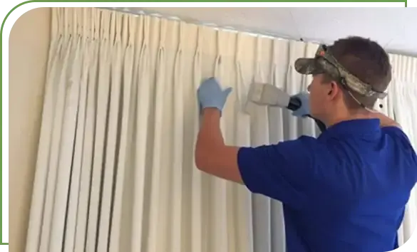 installation curtains