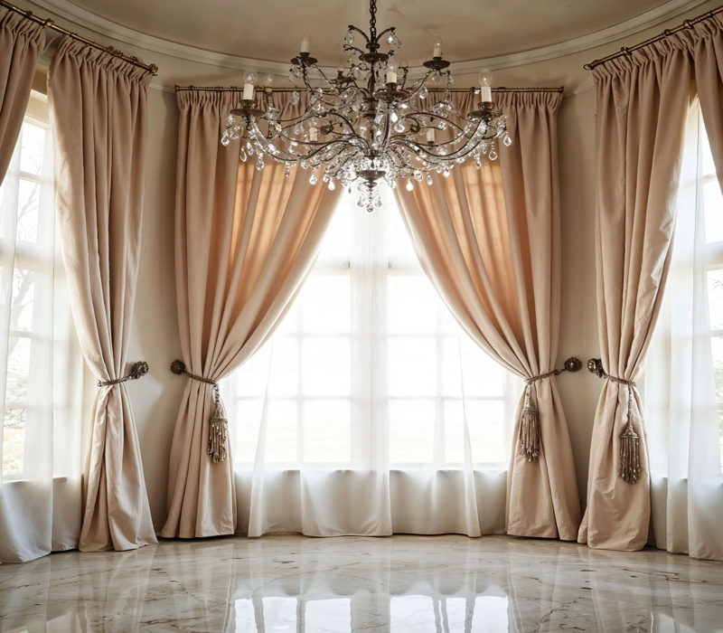 luxury room curtains