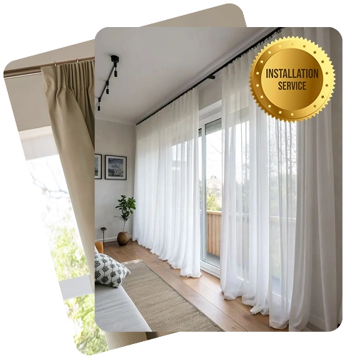 Installtion Curtains Center